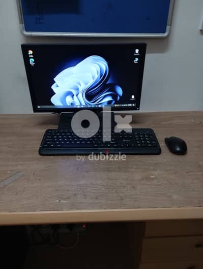 Hp computer with dell monitor ,500 GB for urgent sale in mabela