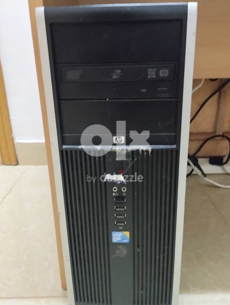 Hp computer with dell monitor ,500 GB for urgent sale in mabela 1