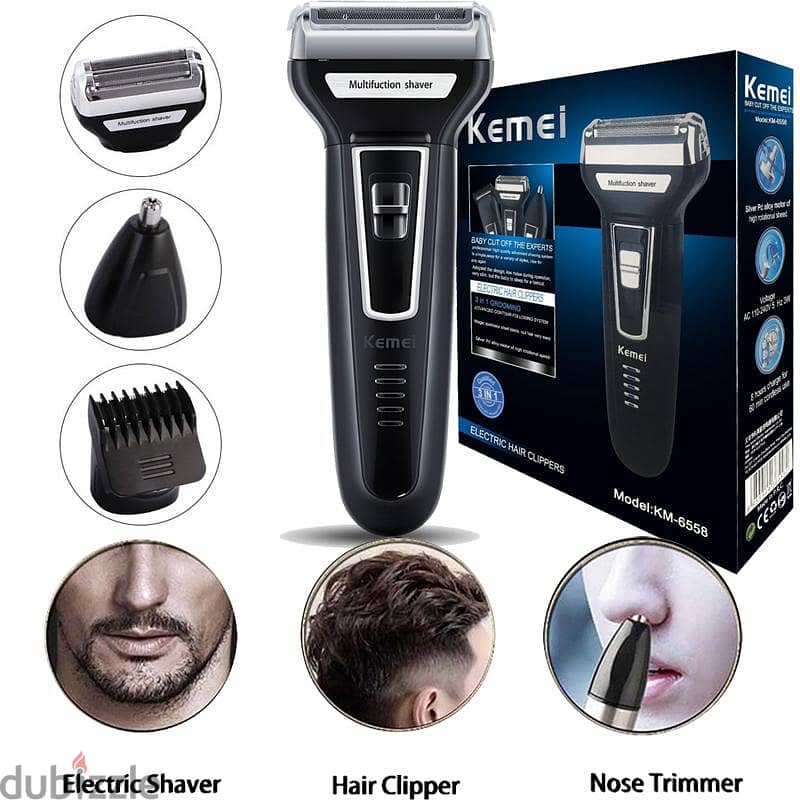 Kemei KM-6558 Electric Hair Clippers (Box Packed) 0