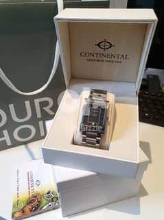 Never usd Original Continental Swiss watches since 1924 for men