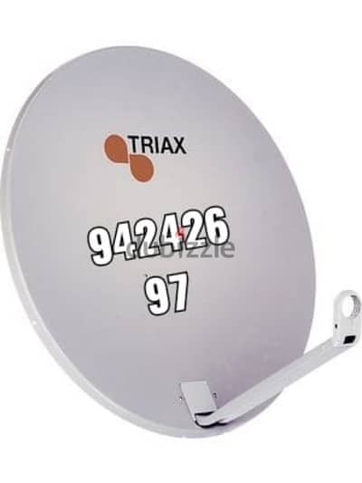 all satellites nileset Arabset dishtv Airtel installation . . . .