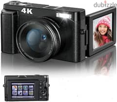 Digital Camera 4k DC101 (Box-Pack)
