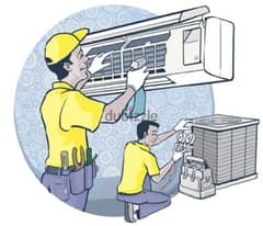 Al Rusayl, Muscat air conditioner cleaning repair