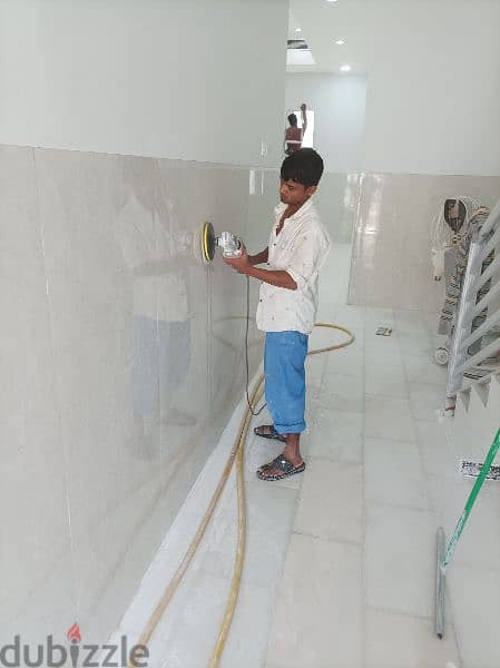 House cleaning &marble grinding polish تنظيف المنزل وتلميع الرخام 4