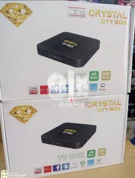 Android box new with subscription 1year free 0