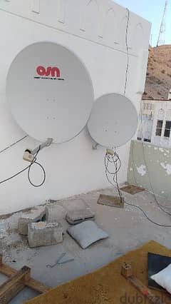 All setlite tv receiver nailsat arabsat Airtel fixing
