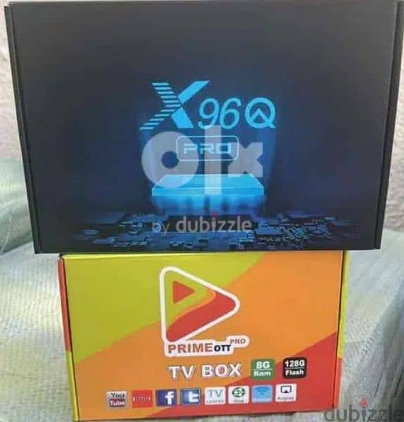 android box new with 1year subscription all world channl 0