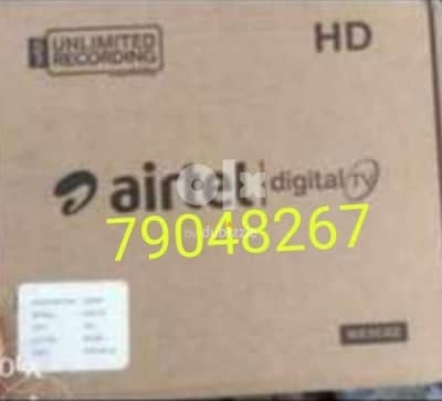 Airtel new Digital HD Receiver with 6months malyalam tamil