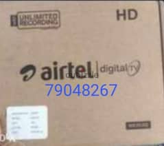 Airtel new Full hd receiver with 6months malyalam tamil telgu