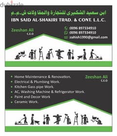 house maintenance and renovation service's available 0