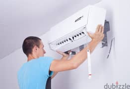 AC technician cleaning installation Muscat 0