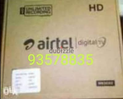 Airtel new Full HDD receiver with 6months south malyalam tamil