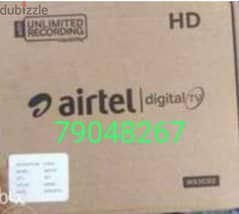 Airtel digital full HD receiver with 6months south malyalam tamil 0