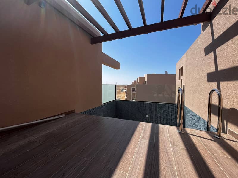4 + 1 BR Brand New Townhouse with Private Pool in Muscat Hills 3