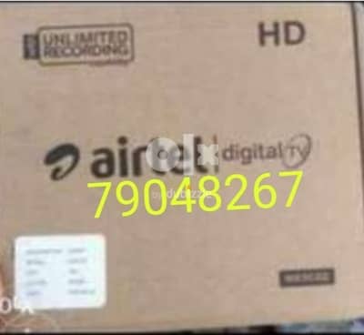 Airtel new Digital HD Receiver with 6months malyalam tamil