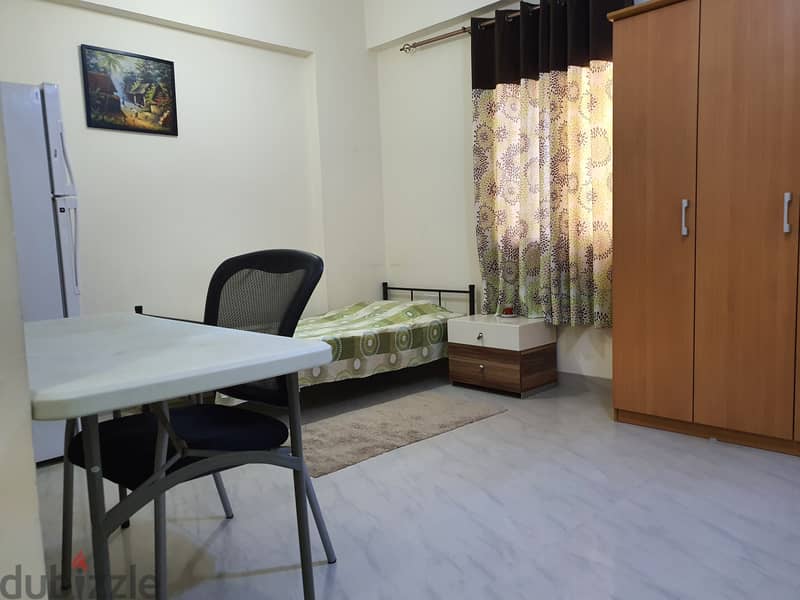 Fully Furnished Room Available for an Indian Bachelor in Ghala 0