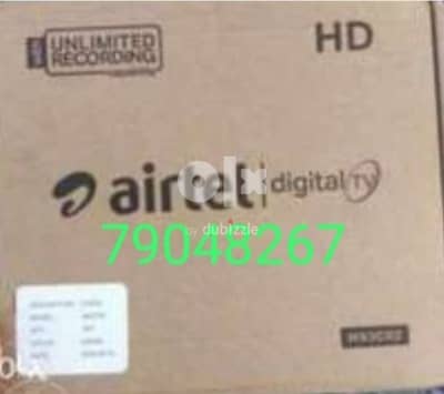 Digital new Airtel Hd set top box with 6months malyalam tamil