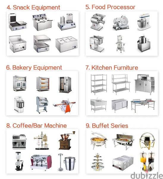 Restaurant and coffee shop equipments. delivery available 0