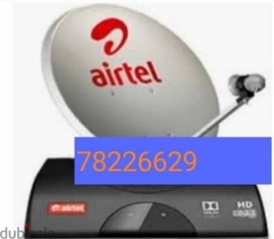 Nilsat arabsat dish Airtel pakast tata saky All satellite