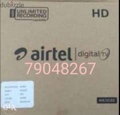 Airtel new Full HDD Setop box with 6months malyalam tamil 0