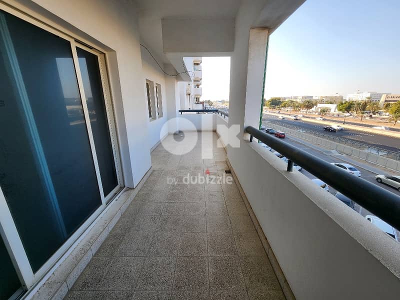 3 BR Large Flat with Balcony in Khuwair 2