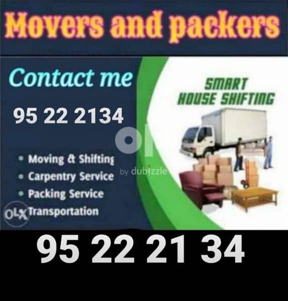 Muscat Mover packer shiffting carpenter furniture TV curtains fixing 0