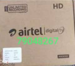 New Full HDD Airtel receiver with 6months south malyalam tamil