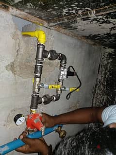 we do kitchen gas pipe installation and maintenance services