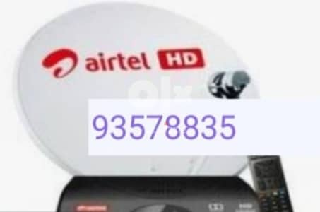 New Airtel Digital HD Receiver with 6months malyalam tamil telgu