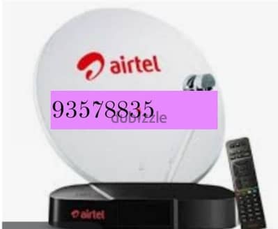 Airtel new Full HDD set top box with 6months malyalam tamil telgu