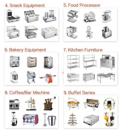 we are dealing all kinds of restaurants equipments