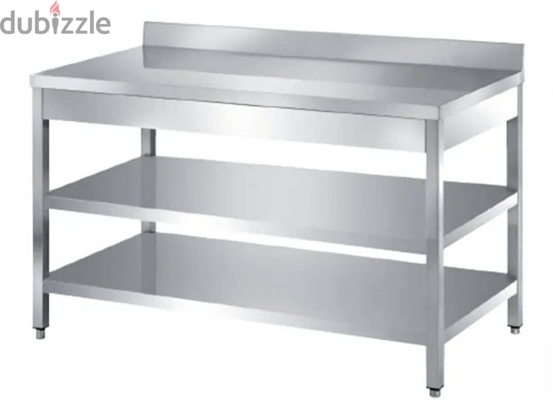 manufacturing steel table sink shelf 0