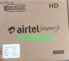 New Digital Airtel set top box with 6months malyalam tamil 0