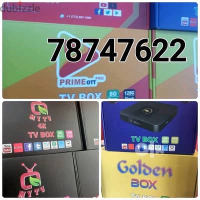 Yellow model android smart Box all Country Channel work with 1YEAR Sub