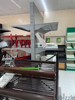 Used rack, shelves for supermarkets available