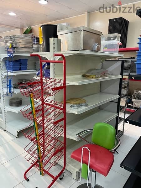 Used rack, shelves for supermarkets available 2