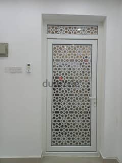 uPVC doors with design insde the glass