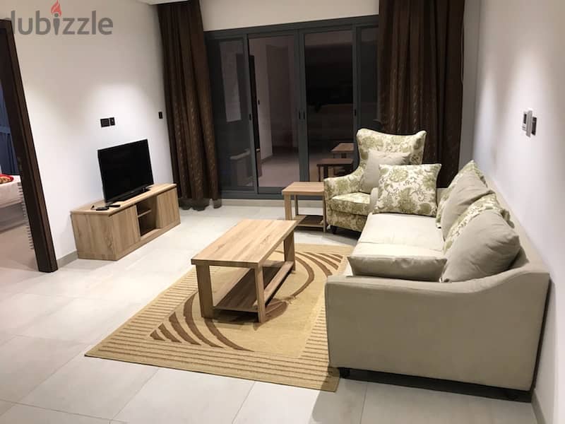 Muscat hills1BHK fully new furnished apartment with free wife for rent 1