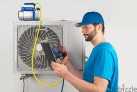 AC technician cleaning All muscat