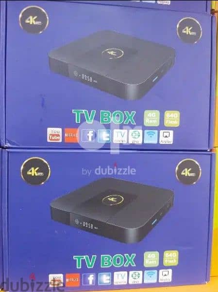 Blue Model android Box available all country channels work with 1YEAR 0