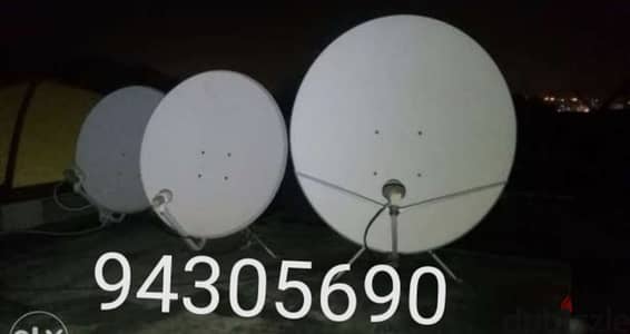 all dish fixing nailsat arabsat osn biensport Airtel