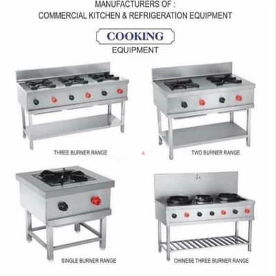 Heavy duty stove and Resturant equipments