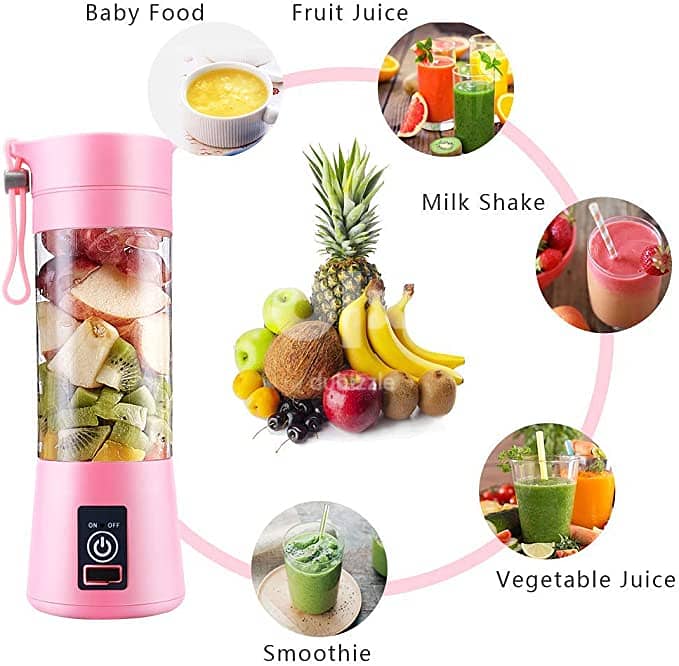 Portable Juicer Blender USB Rechargeable for Home or for outdoor 1