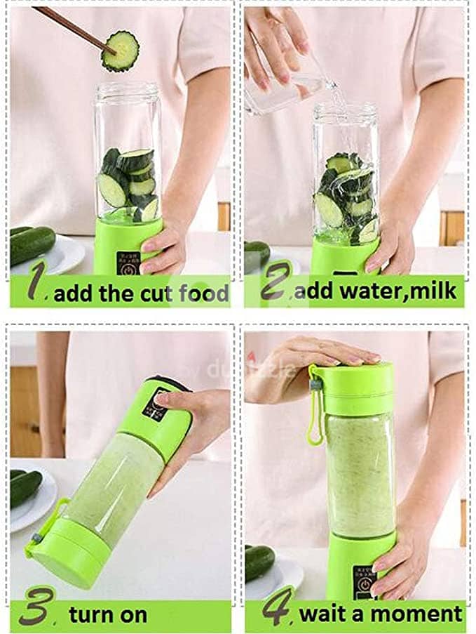 Portable Juicer Blender USB Rechargeable for Home or for outdoor 2