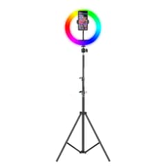 LED RGB Ring Light with Stand for YouTube, Photo-Shoot, Video Shoot,