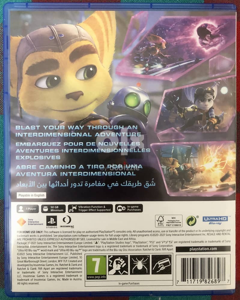 Ratchet Clank Game for Playstation 5 [PS5] 1