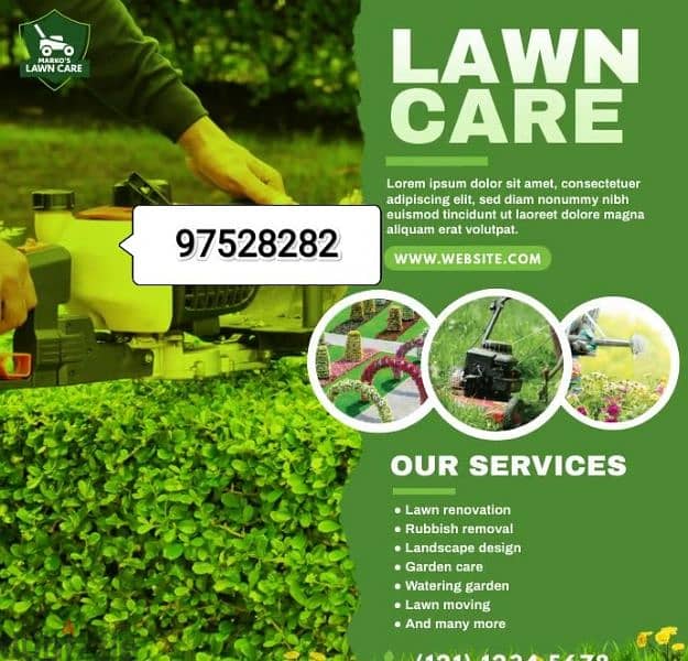 Garden cleaning Plants trimming and rubbish disposal service 0