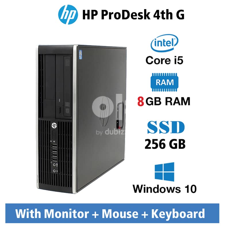 Computer HP i5, 6th, 256 SSD, 8 GB RAM 1