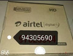 Airtel hd degital receiver available