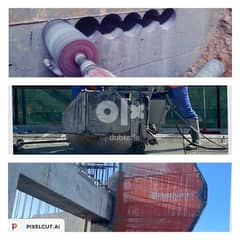 concrete core cutting & drilling, sawing